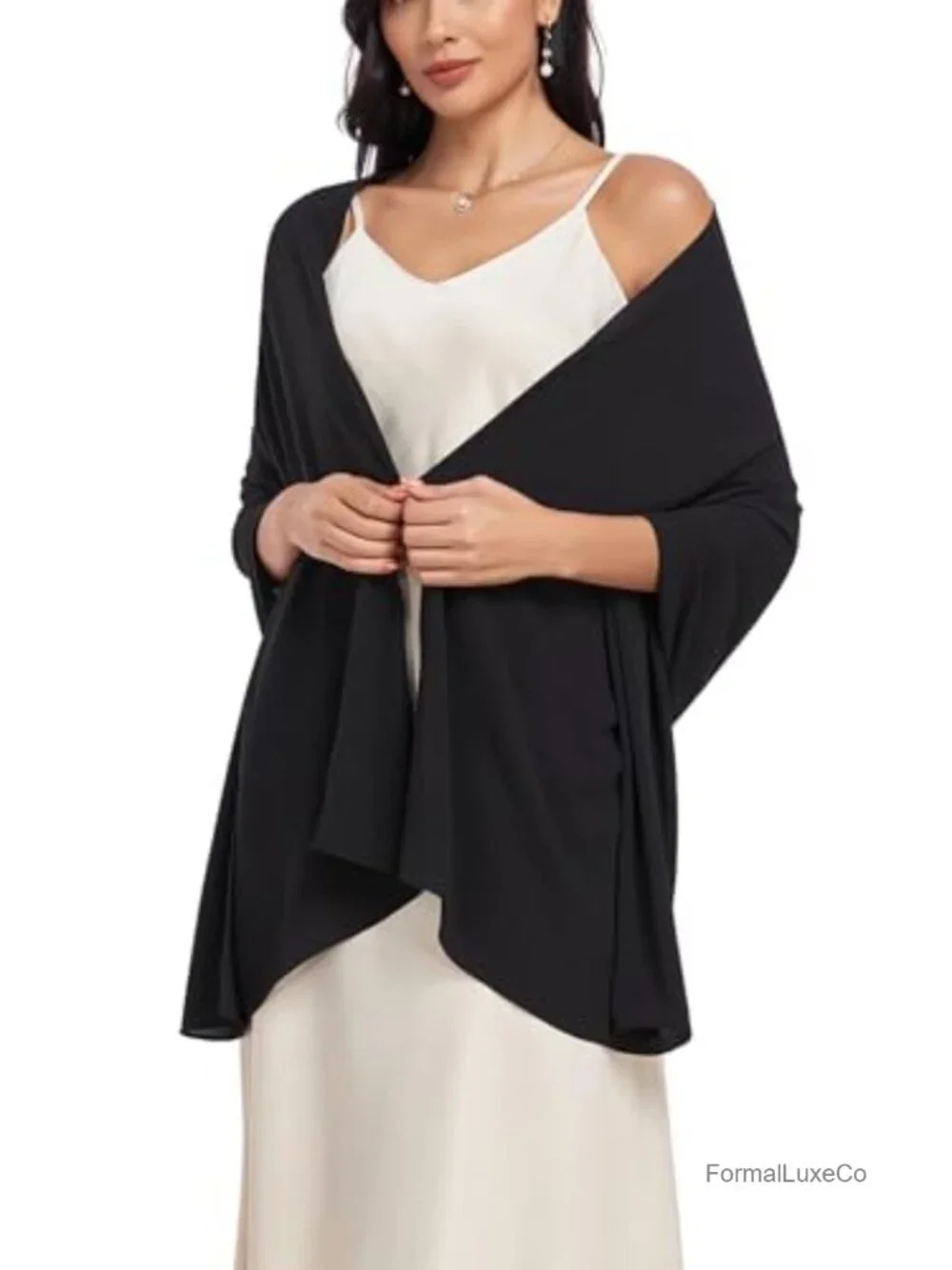 Chiffon Shawl Wrap Evening Wedding Stole Lightweight Scarf